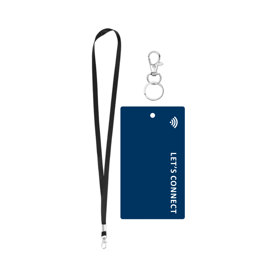 NFC CARD | BLUE | LET'S CONNECT