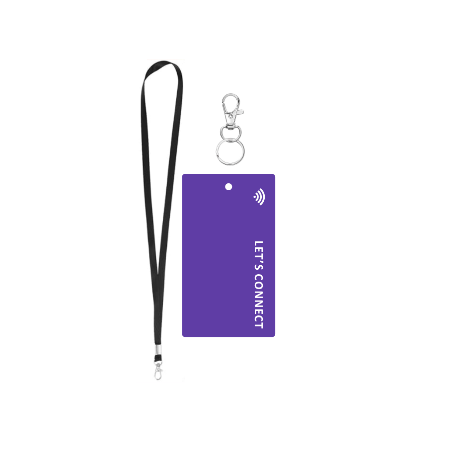 NFC CARD | PURPLE | LET'S CONNECT