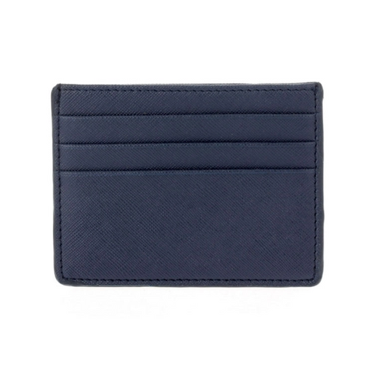 CARD HOLDER WALLET |  NAVY | GENUINE LEATHER