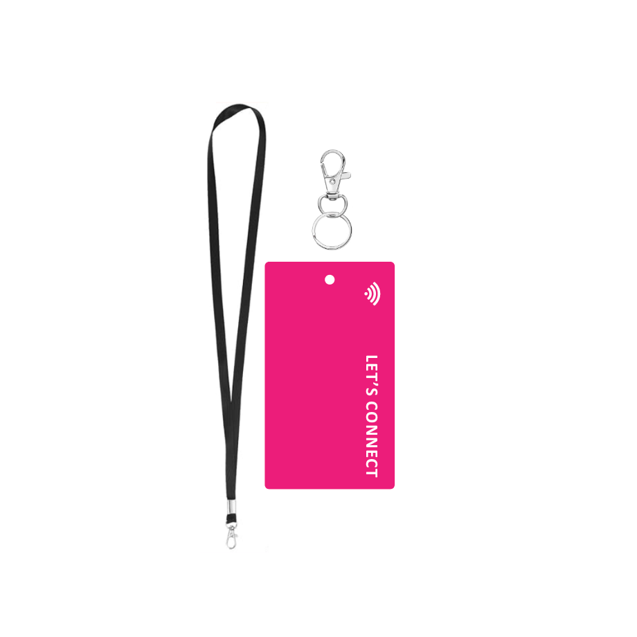 NFC CARD | PINK | LET'S CONNECT