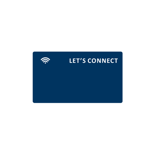 NFC CARD | BLUE | LET'S CONNECT