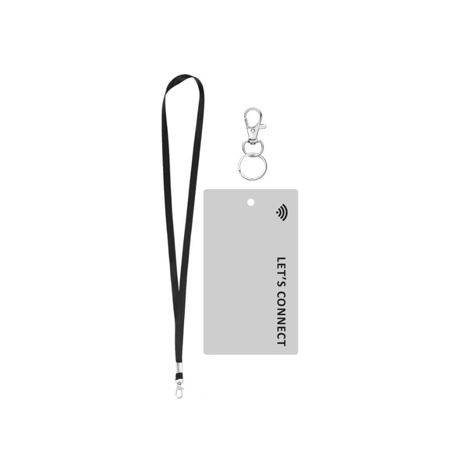 NFC CARD | SILVER | LET'S CONNECT