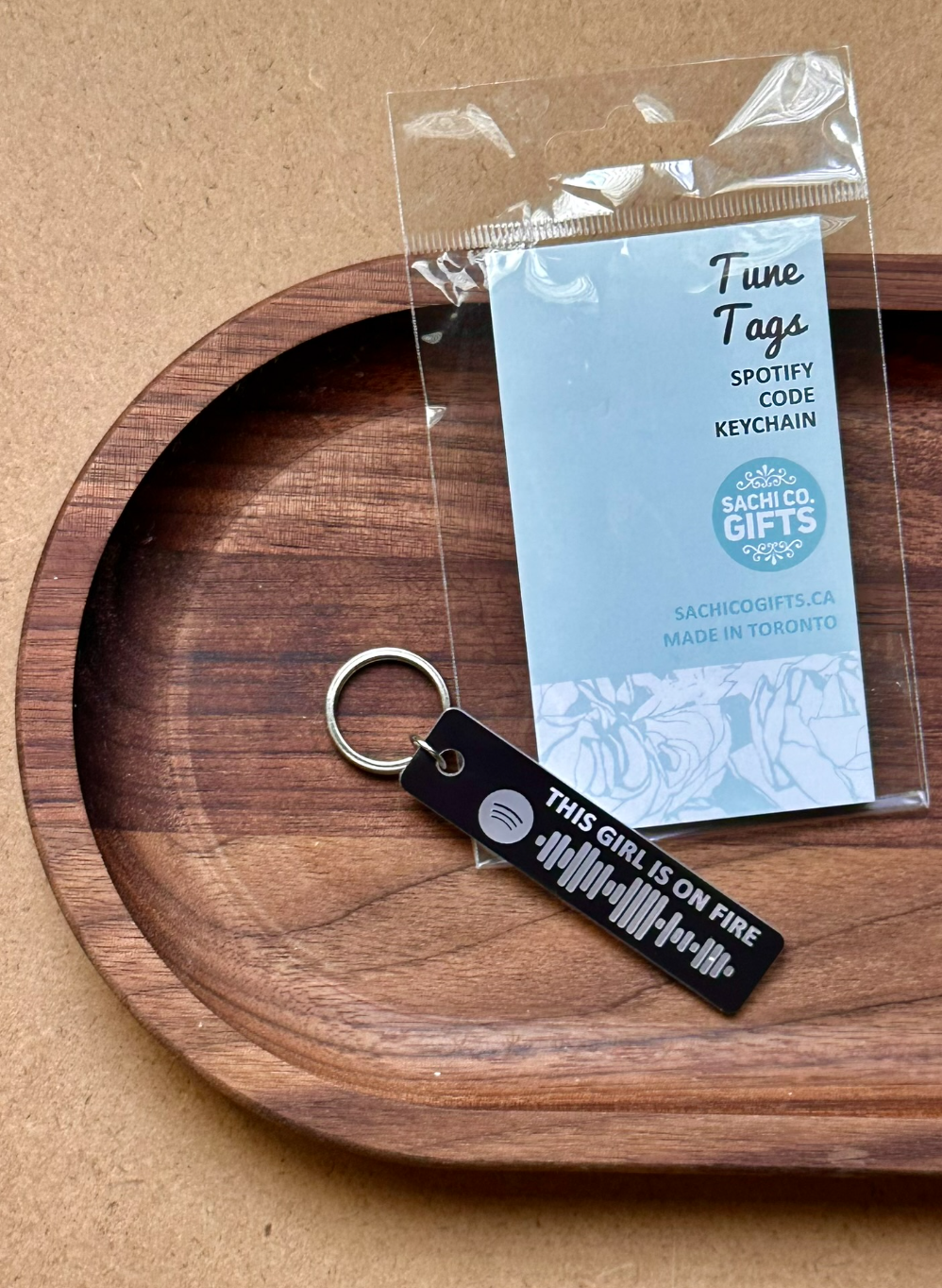KEYCHAIN | SPOTIFY CODE | MIN 25